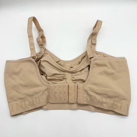 Kindred Bravely Sublime Hands-Free Pumping & Nursing Bra In Beige Size L Minimal - Picture 8 of 11